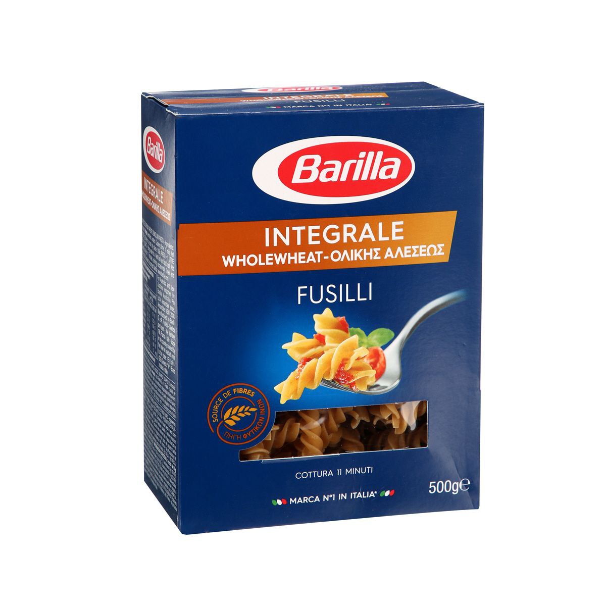 Макарони Фузіллі з висівками BARILLA 500г